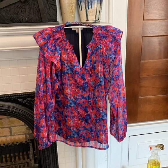 Skies are Blue smocked top. Worn once. 60 retail - Picture 7 of 8